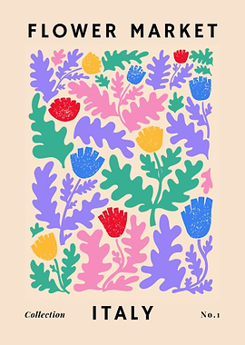 Flower Market Italy Collection No.1