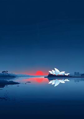 Sydney Opera House at Sunset