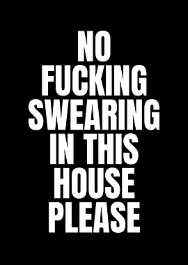 No Swearing House Rule