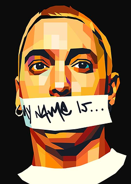Eminem Pop Art Portrait