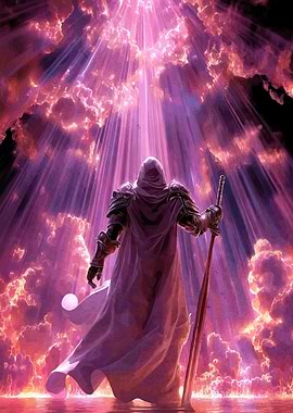 Hooded Warrior Divine Light