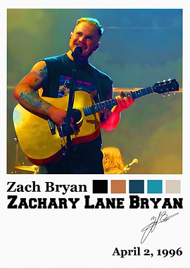 Zach Bryan Poster