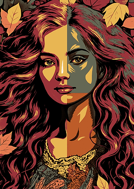 Autumn Portrait of a Woman