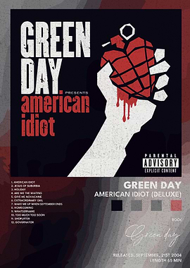 Green Day - American Idiot Album Cover