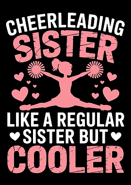 Cheerleading Sister Graphic Design