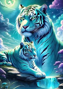 Two Tigers Moonlight