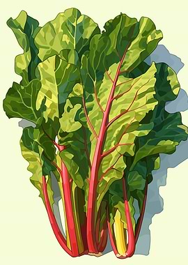 Swiss Chard Illustration