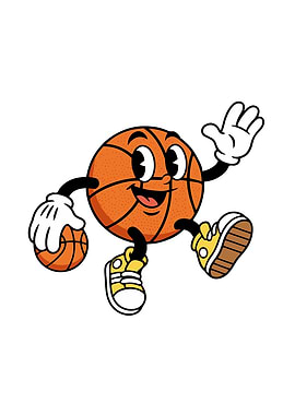 Funny Basketball Cartoon