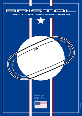Bristol Motor Speedway Track Map