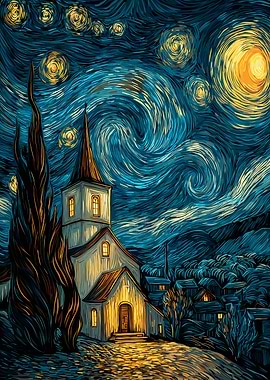 Starry Night Church