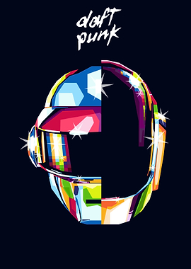 Daft Punk Pop Art
