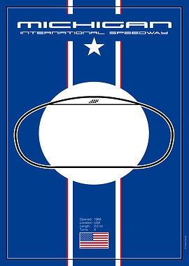 Michigan International Speedway Track Map