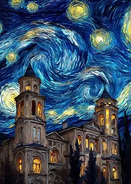 Starry Night Building Impression