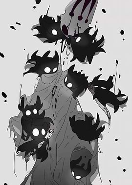 digital art character Hollow Knight Shade