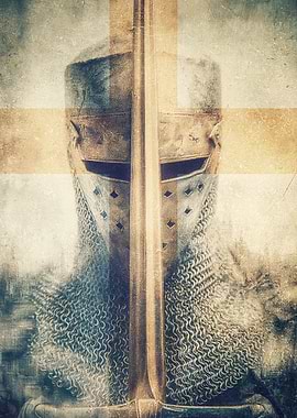 Crusader Knight with Cross