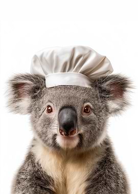 Koala Chef Portrait