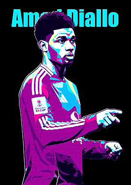 Amad Diallo Pop Art Portrait