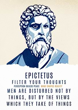 Epictetus Quote Poster