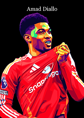 Amad Diallo Pop Art Portrait