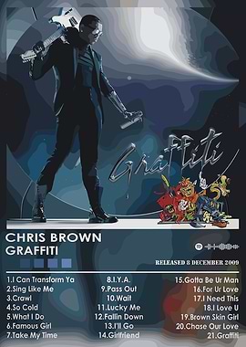 Chris Brown Graffiti Album Cover Art