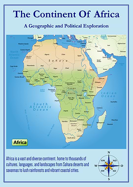 Africa Continent Map: Geographic and Political