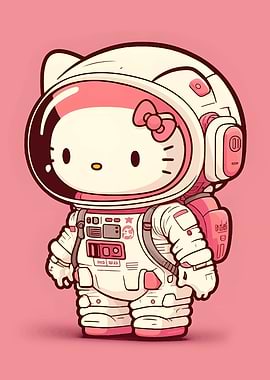 Hello Kitty Astronaut in Pink