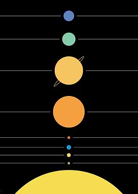 Solar System Planets Illustration