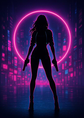 Neon Gun Waifu