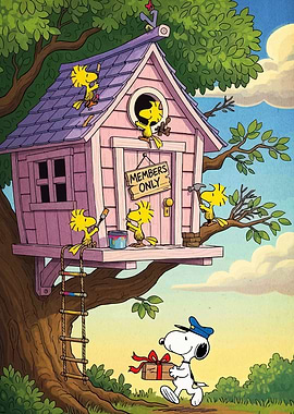 Snoopy and Woodstock's Treehouse Project