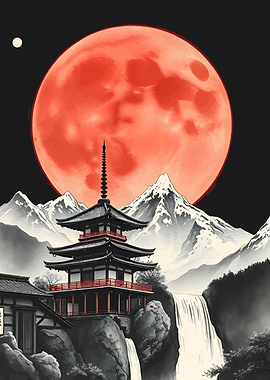 Japane Under a Red Moon