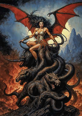 The Black Rose of Creation Queen Lilith on Hydra