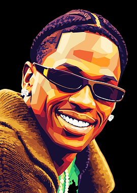 Pop Art Portrait of a Smiling Man