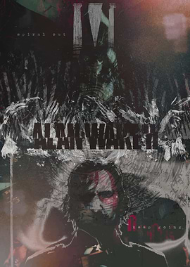 Alan Wake II Dark Grunge Poster