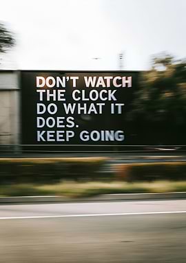 Keep Going Inspirational Quote