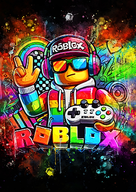 Roblox Colorful Gaming Art