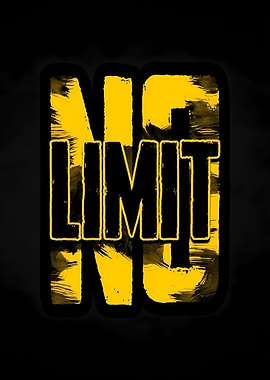 No Limit Text Art