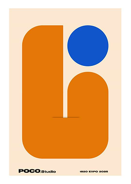 Abstract Geometric Shapes Poster