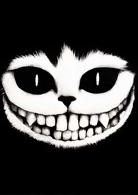 Creepy Cheshire Cat Grin