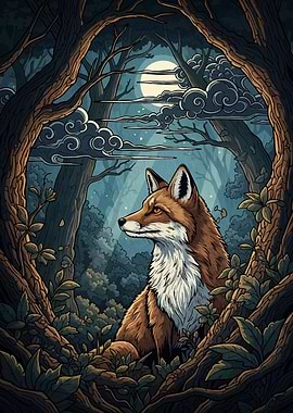 Fox Forest Night