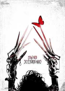 Edward Scissorhands and Red Butterfly