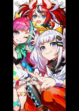 Hololive Council RyS Group Anime Art