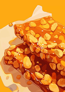 Peanut Brittle Illustration