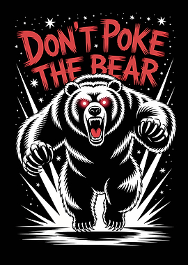 Don't Poke the Bear Illustration