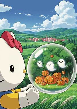 Hello Kitty Halloween Bubble