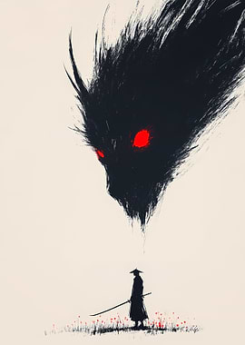 Samurai and Shadow Monster