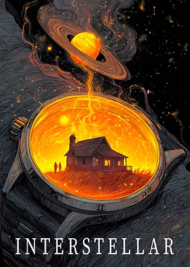 Interstellar Movie Poster Watch Design
