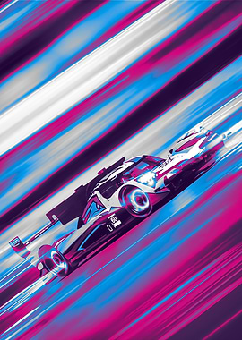 Racing Car Speeding - Motion Series 01