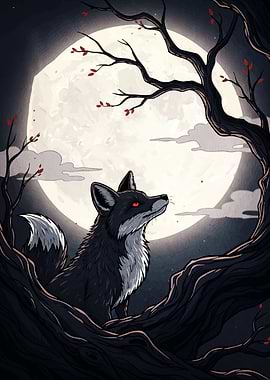 Fox moonlight