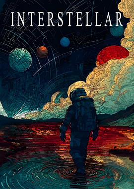 Interstellar Movie Poster Art