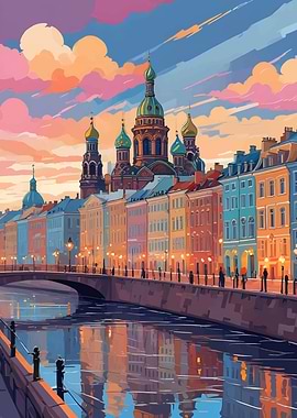 Saint Petersburg Cityscap